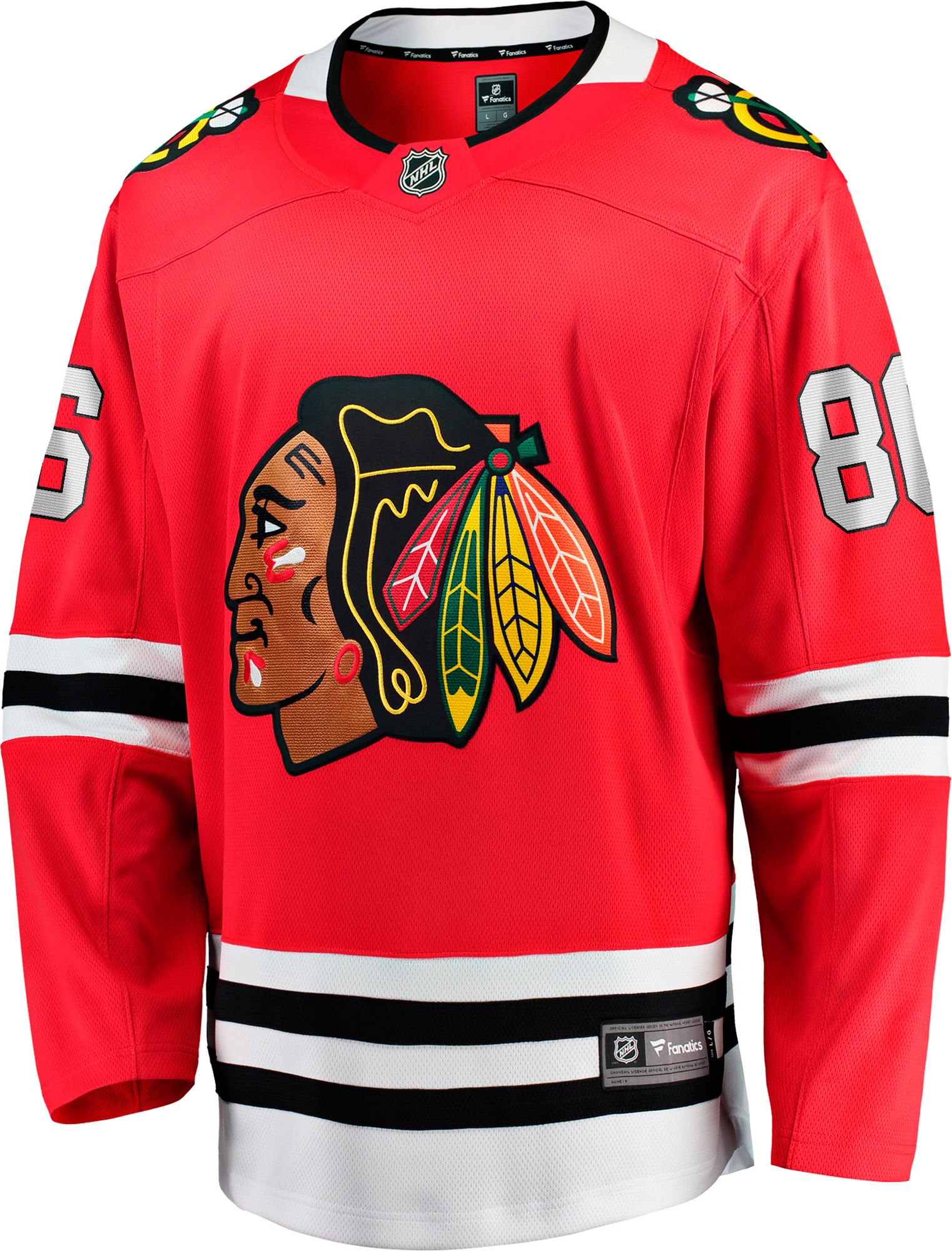 NHL Men's Chicago Blackhawks Teuvo Teräväinen #86 Breakaway Red Replica Jersey product image