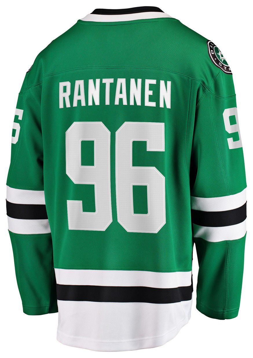 NHL Men's Dallas Stars Mikko Rantanen #96 Green Replica Jersey product image