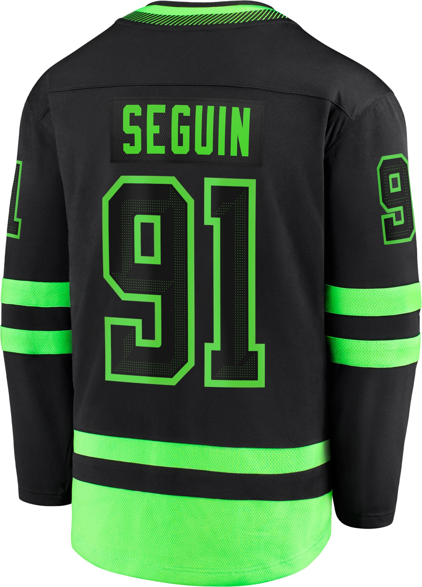 NHL Men's Dallas Stars Tyler Seguin #91 Alternate Replica Black Jersey