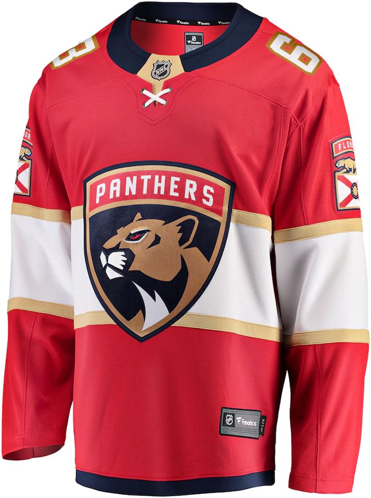 NHL Men's Florida Panthers Brad Marchand #63 Home Breakaway Replica Jersey product image