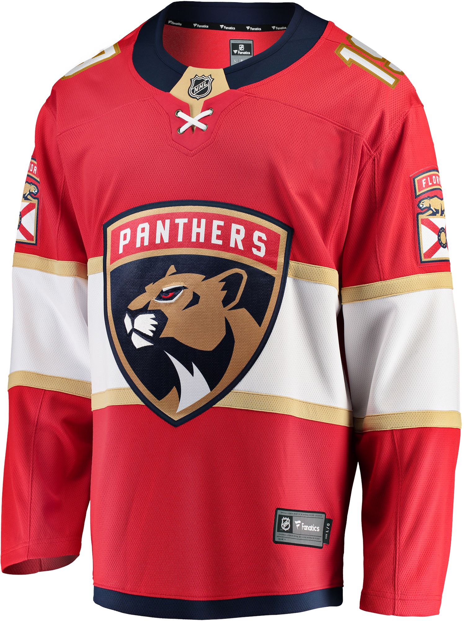 NHL Adult Florida Panthers Matthew Tkachuk #19 Breakaway Red Replica Jersey product image