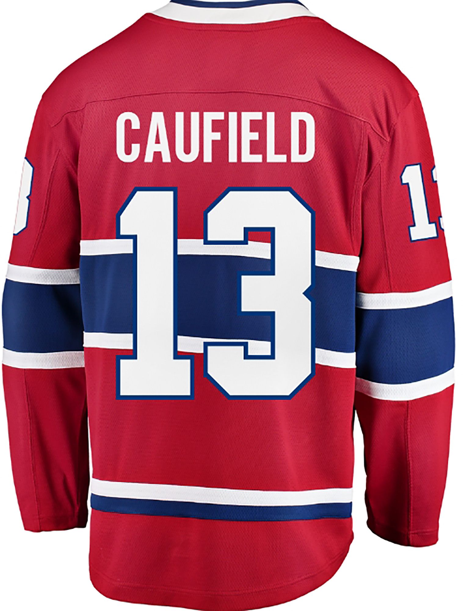 NHL Men's Montreal Canadiens Cole Caufield #13 Breakaway Red Home Replica Jersey product image