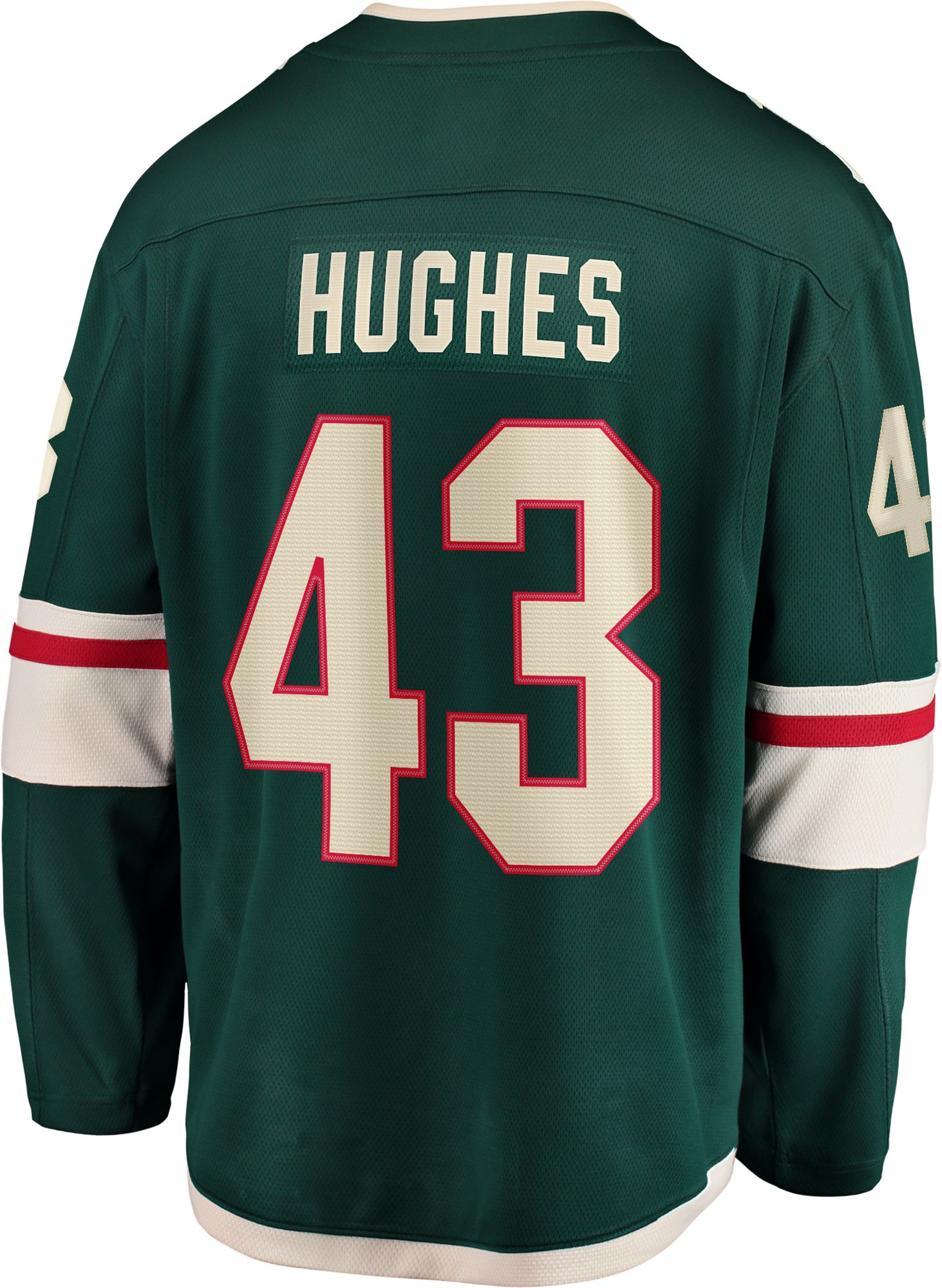NHL Adult Minnesota Wild Quinn Hughes #43 Breakaway Home Replica Jersey product image