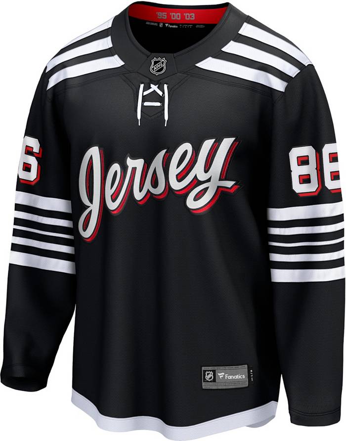 NHL New Jersey Devils Jack Hughes #86 Breakaway Alternate Heritage Replica  Jersey