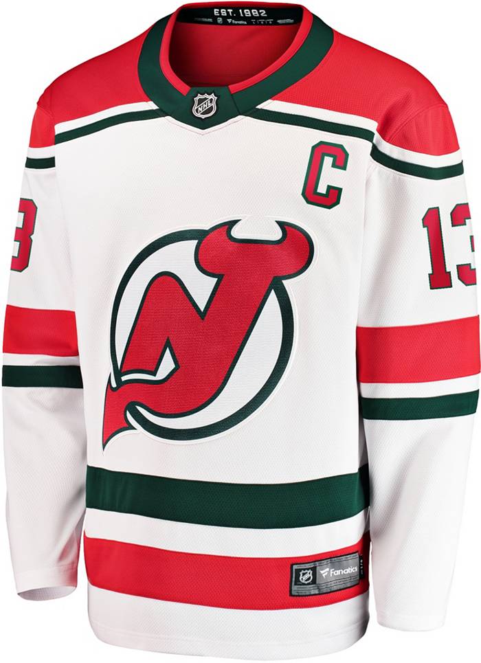 Men's New Jersey Devils #13 Nico Hischier White 2022 Reverse Retro  Authentic Jersey on sale,for Cheap,wholesale from China