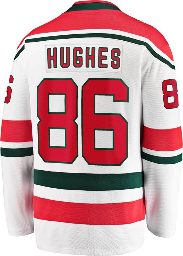 NHL Men's New Jersey Devils Jack Hughes #86 Breakaway Home Replica