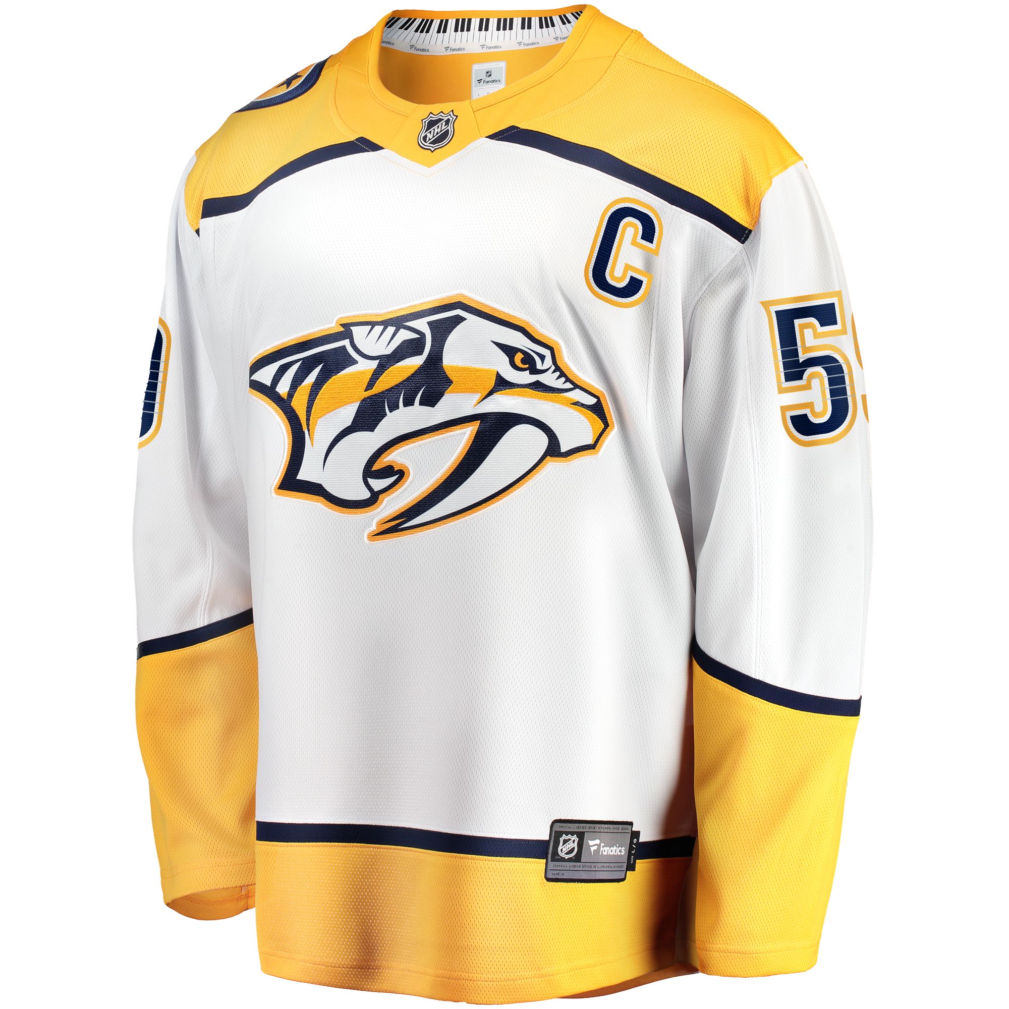 NHL Nashville Predators Roman Josi #59 Breakaway Away Replica Jersey product image