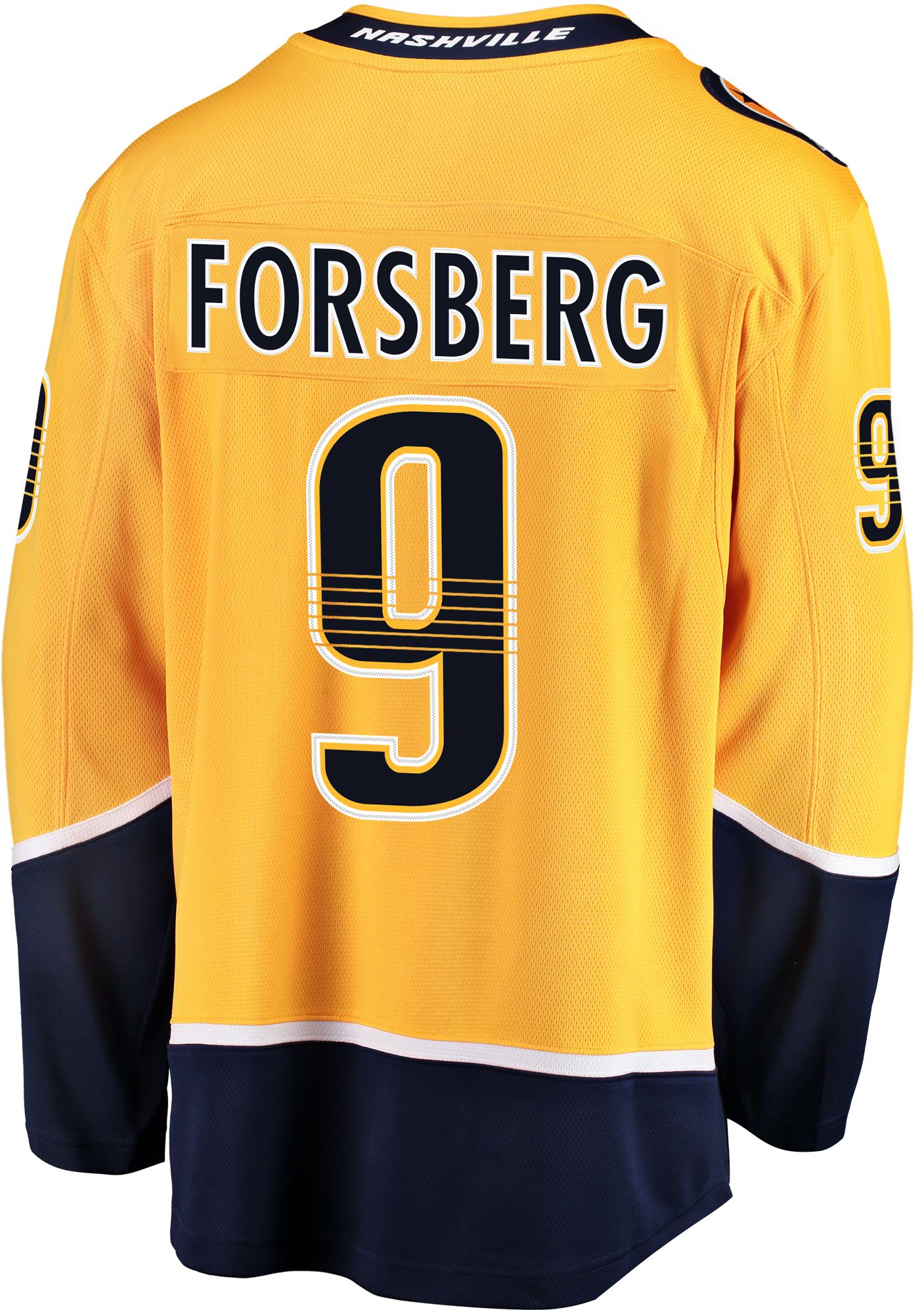 NHL Men's Nashville Predators Filip Forsberg #9 Breakaway Home Replica Jersey product image