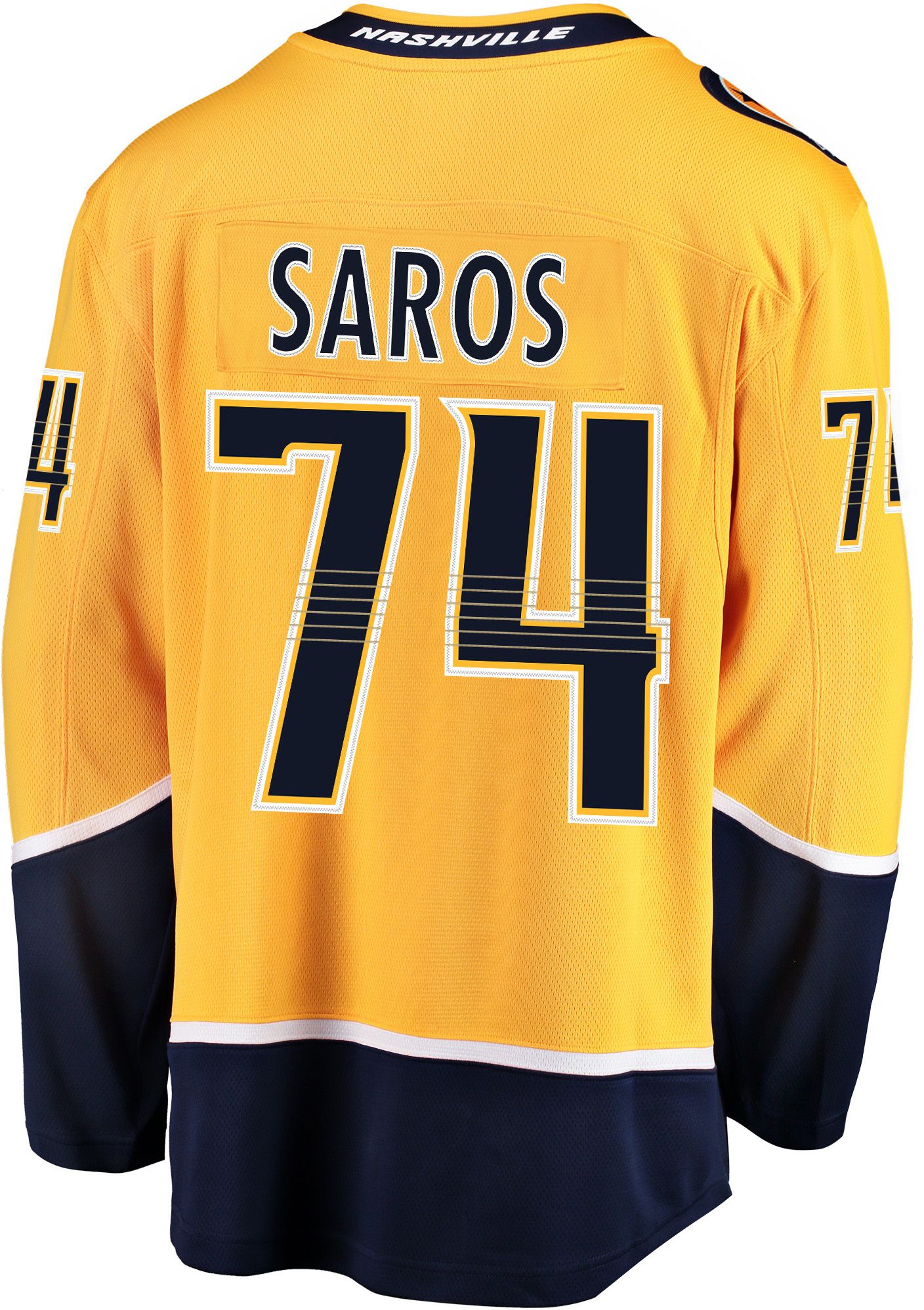 NHL Adult Nashville Predators Juuse Saros #74 Home Replica Jersey product image