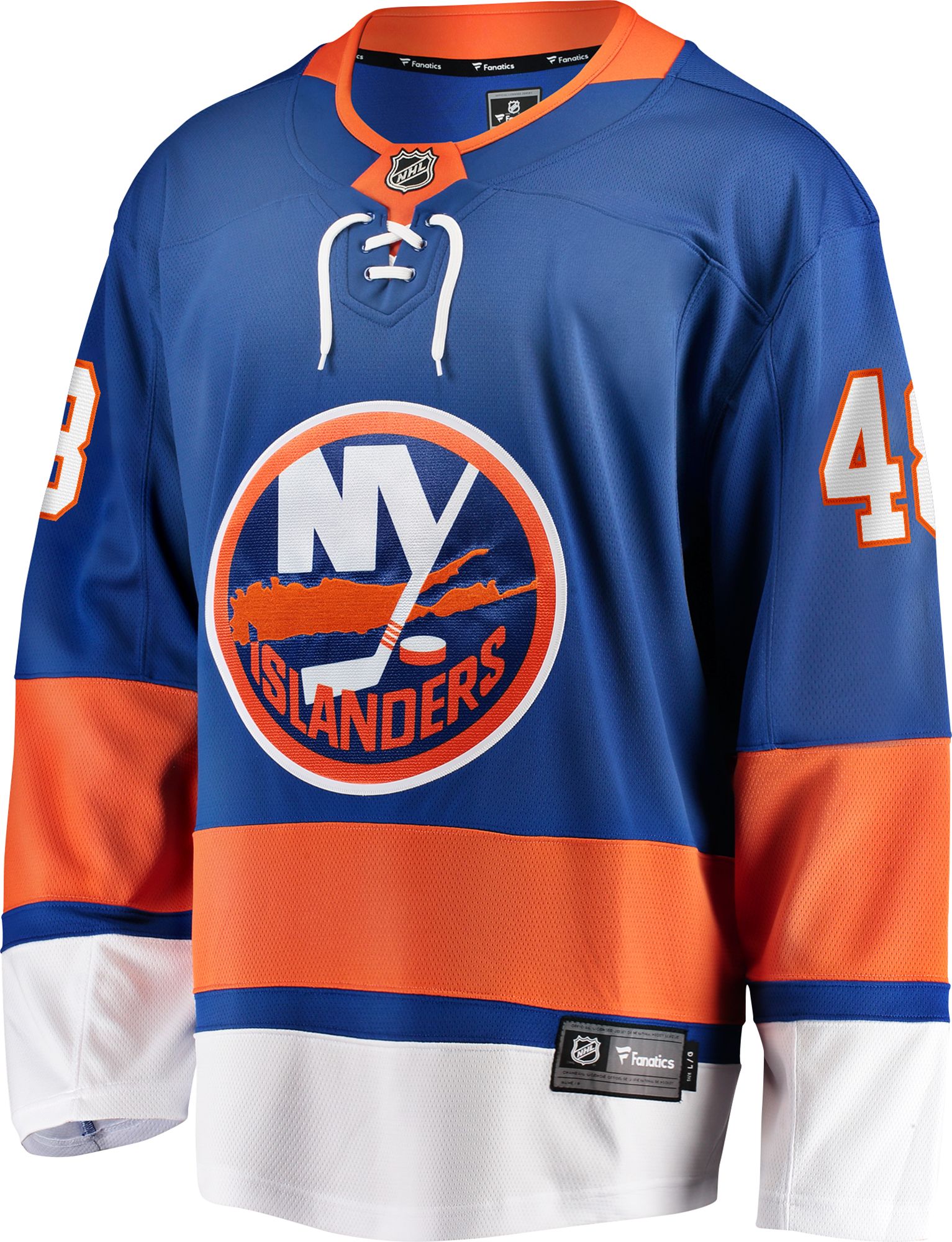 NHL Men's New York Islanders Matthew Schaefer #48 Blue Breakaway Replica Jersey product image