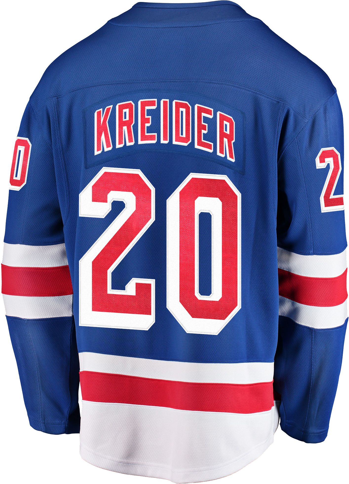 Fanatics NHL Men's New York Rangers Chris Kreider #20 Breakaway Home Replica Jersey - S (Small)