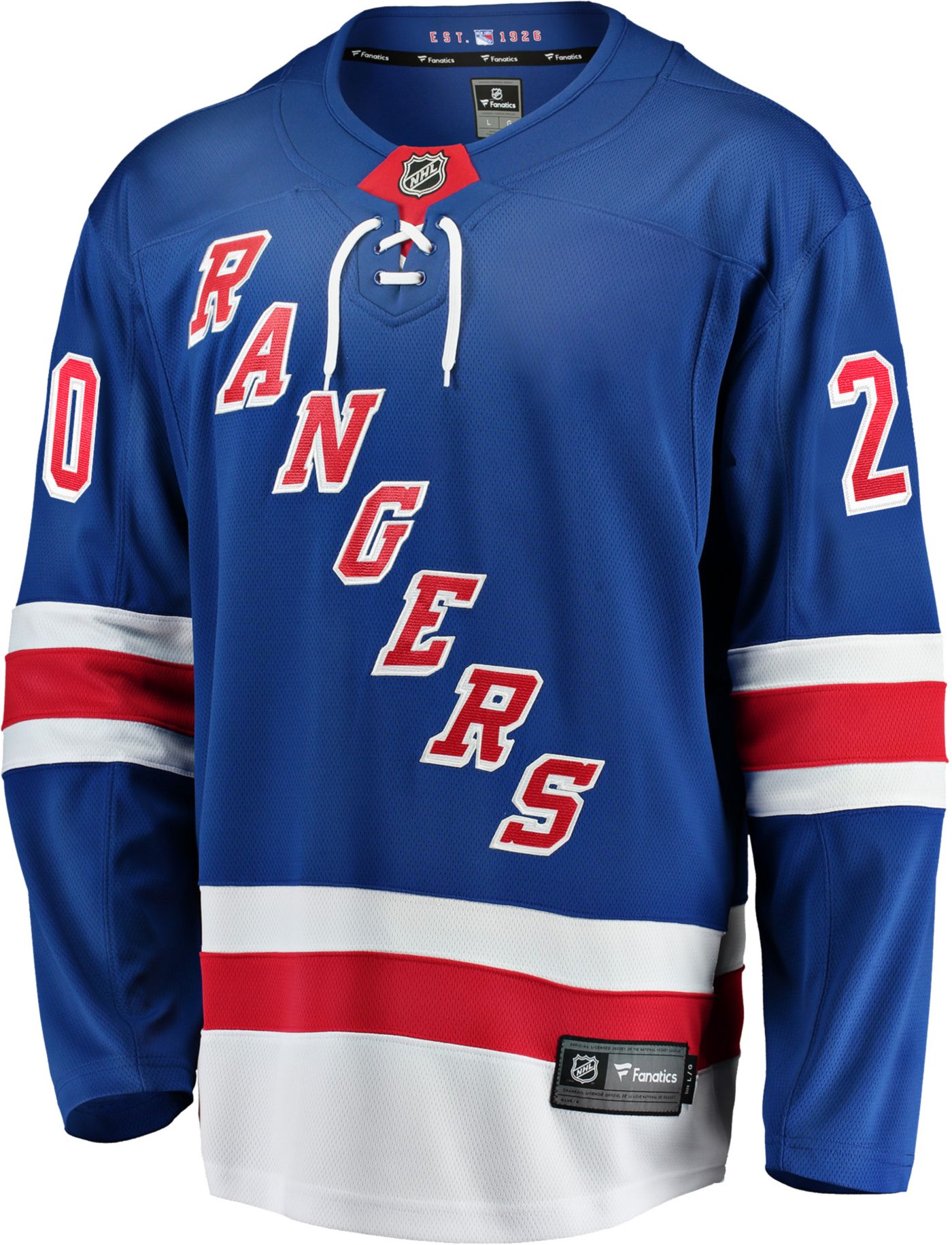 NHL Men s New York Rangers Chris Kreider 20 Breakaway Home Replica Jersey Dick s Sporting Goods