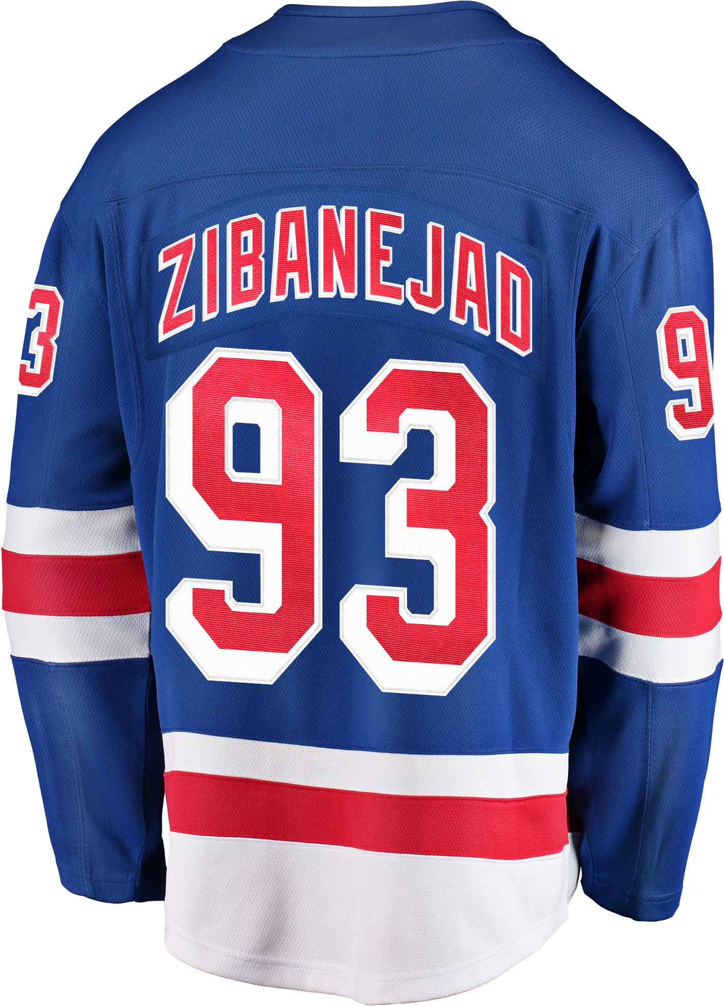 NHL Men's New York Rangers Nika Zibanejad #93 Breakaway Home Replica Jersey product image