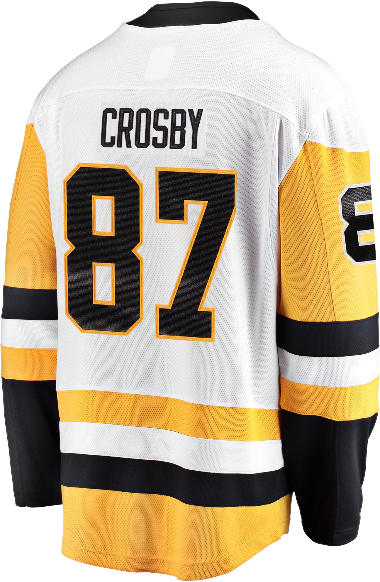 Adidas Pittsburgh Penguins No87 Sidney Crosby White Road Authentic Women's Stitched NHL Jersey