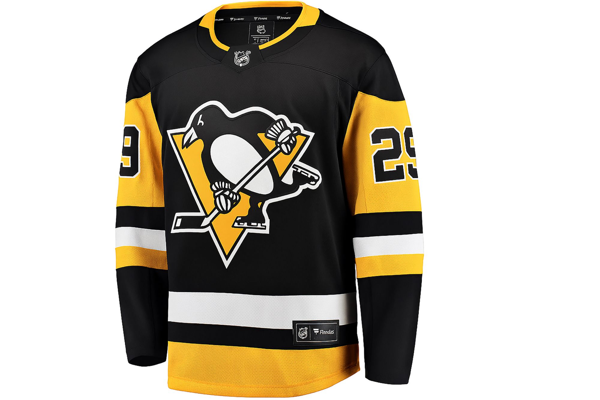 NHL Adult Pittsburgh Penguins Black Marc-Andre Fleury #29 Breakaway Replica Jersey product image