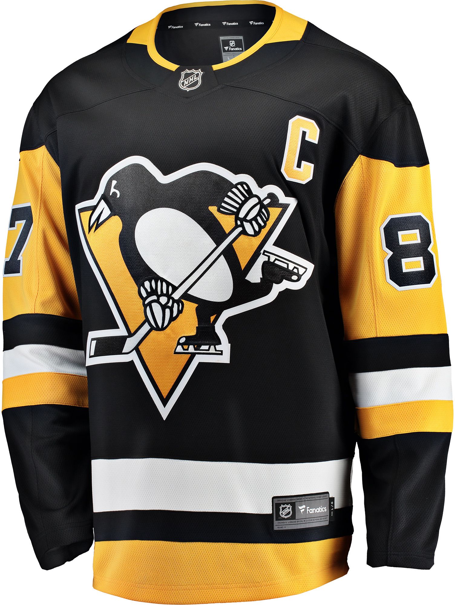 NHL Men's Pittsburgh Penguins Sidney Crosby #87 Breakaway Home Replica Jersey