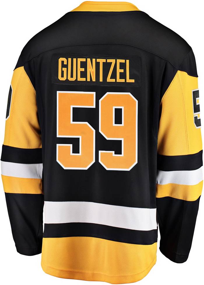 59 Guentzel - Adidas NHL Embroidered Penguins Alternate Jersey with Strap