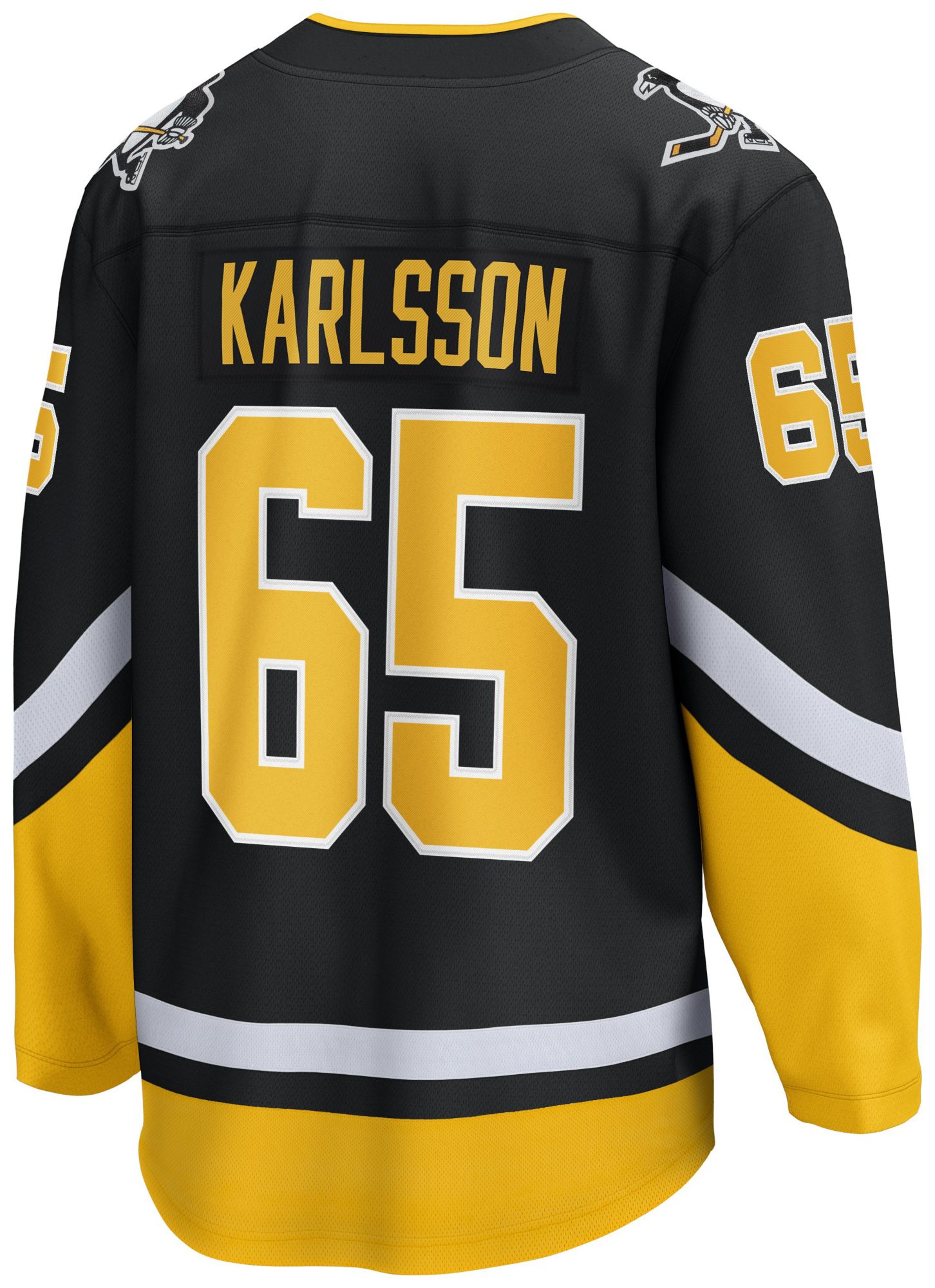 NHL Men's Pittsburgh Penguins Erik Karlsson #65 Alternate Breakaway Replica Jersey product image