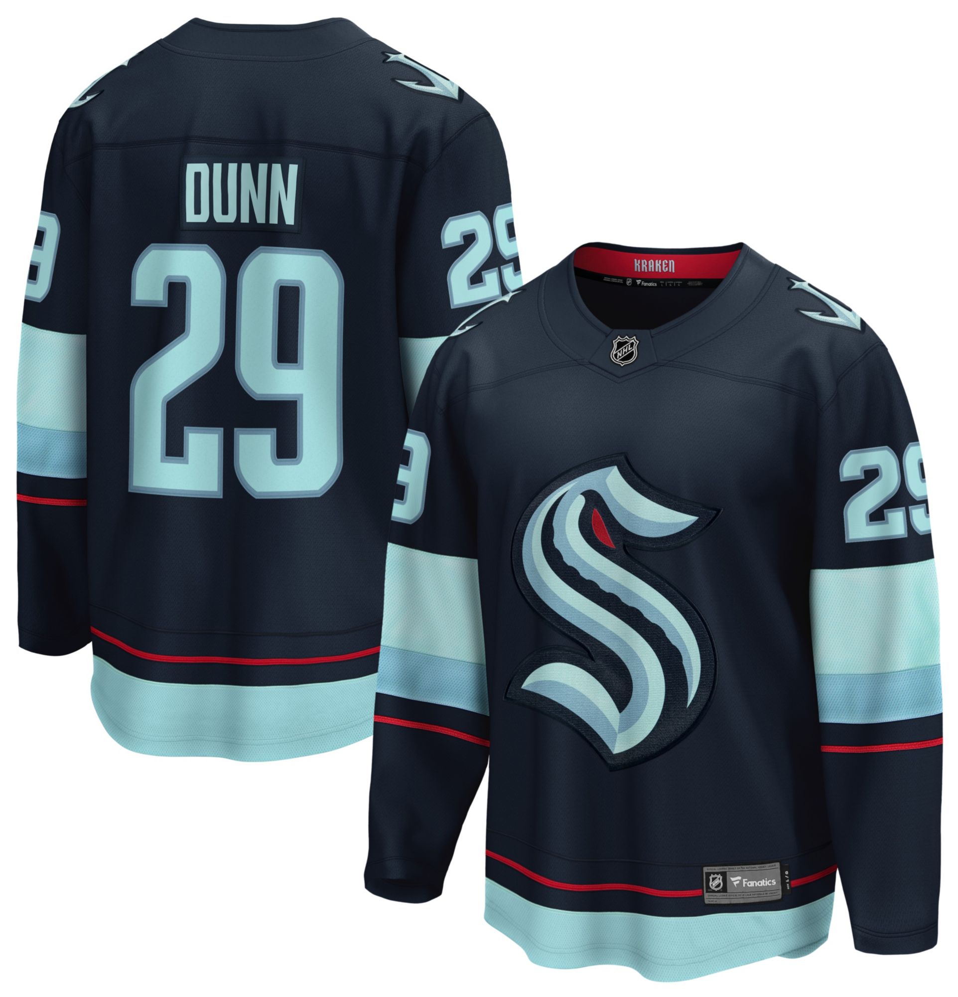 NHL Men's Seattle Kraken Vince Dunn #29 Home Breakaway Replica Jersey product image
