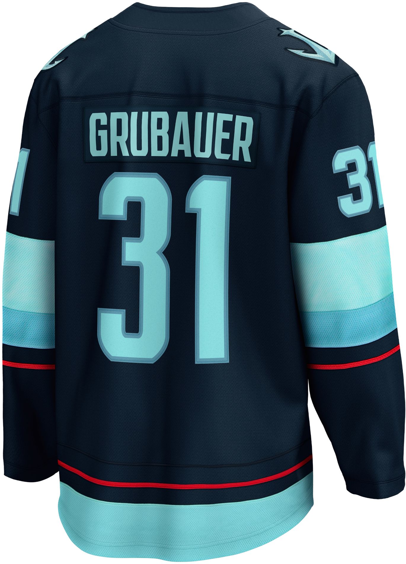 NHL Adult Seattle Kraken Philipp Grubauer #31 Breakaway Home Replica Jersey product image