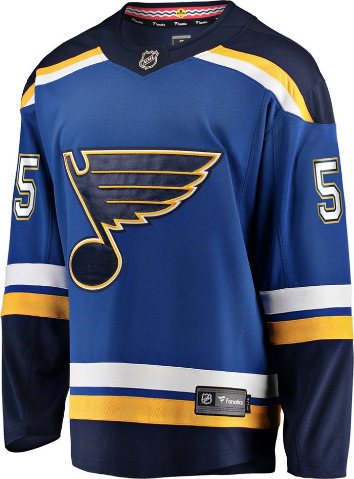 ST. LOUIS BLUES ADIDAS AUTHENTIC ROAD JERSEY - WHITE