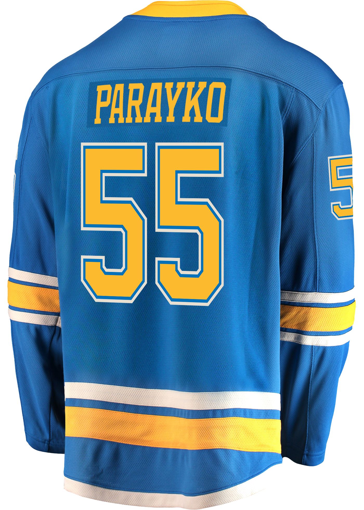 NHL Men s St. Louis Blues Colton Parayko 55 Breakaway Alternate Replica Jersey Dick s Sporting Goods