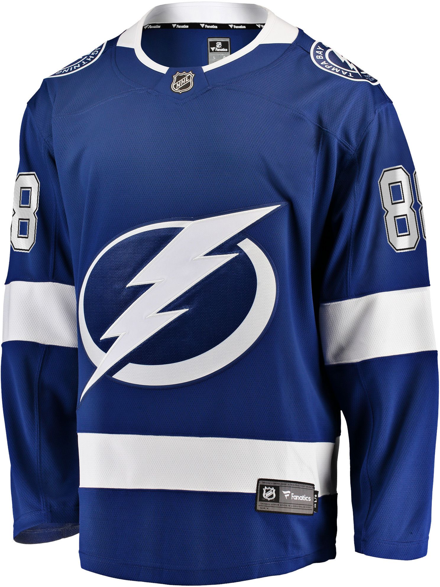 NHL Tampa Bay Lightning Andrei Vasilevskiy #88 Breakaway Away Replica Jersey