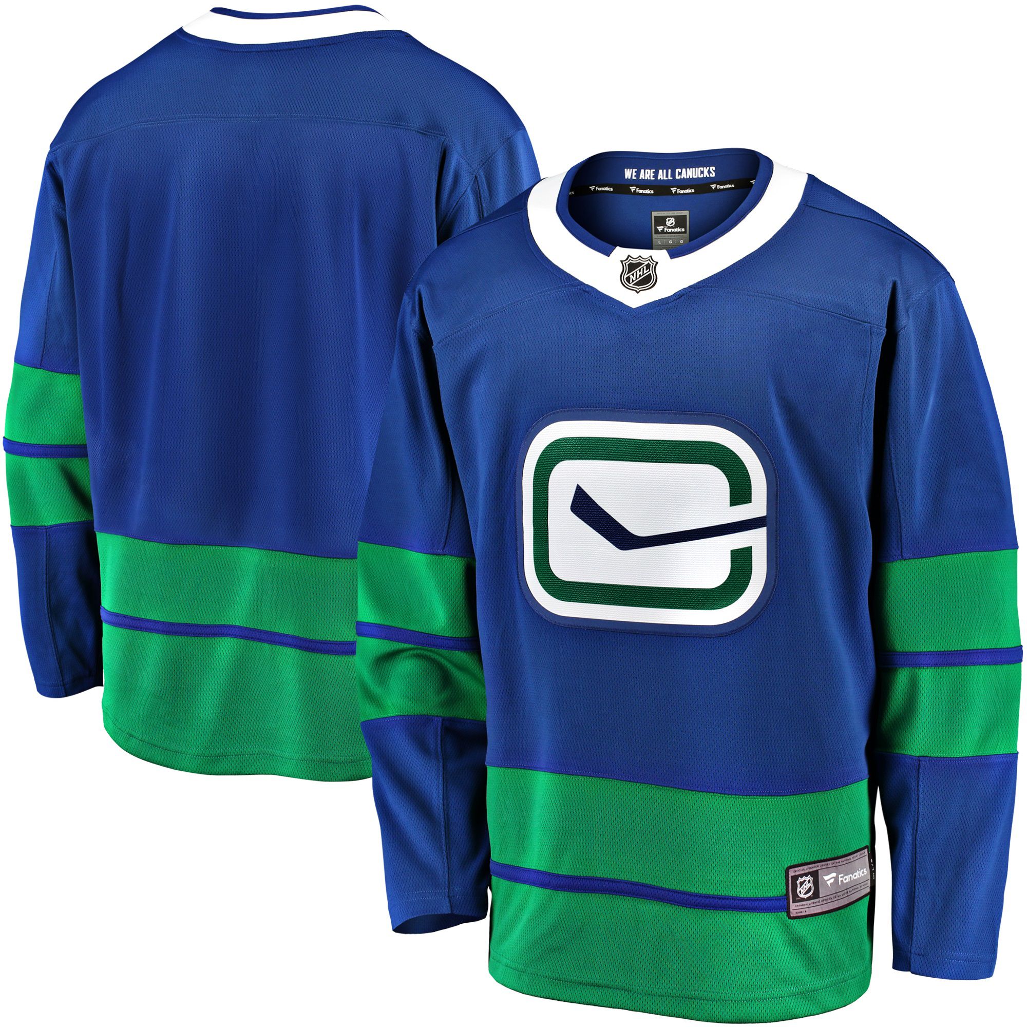 NHL Adult Vancouver Canucks Home Replica Jersey product image