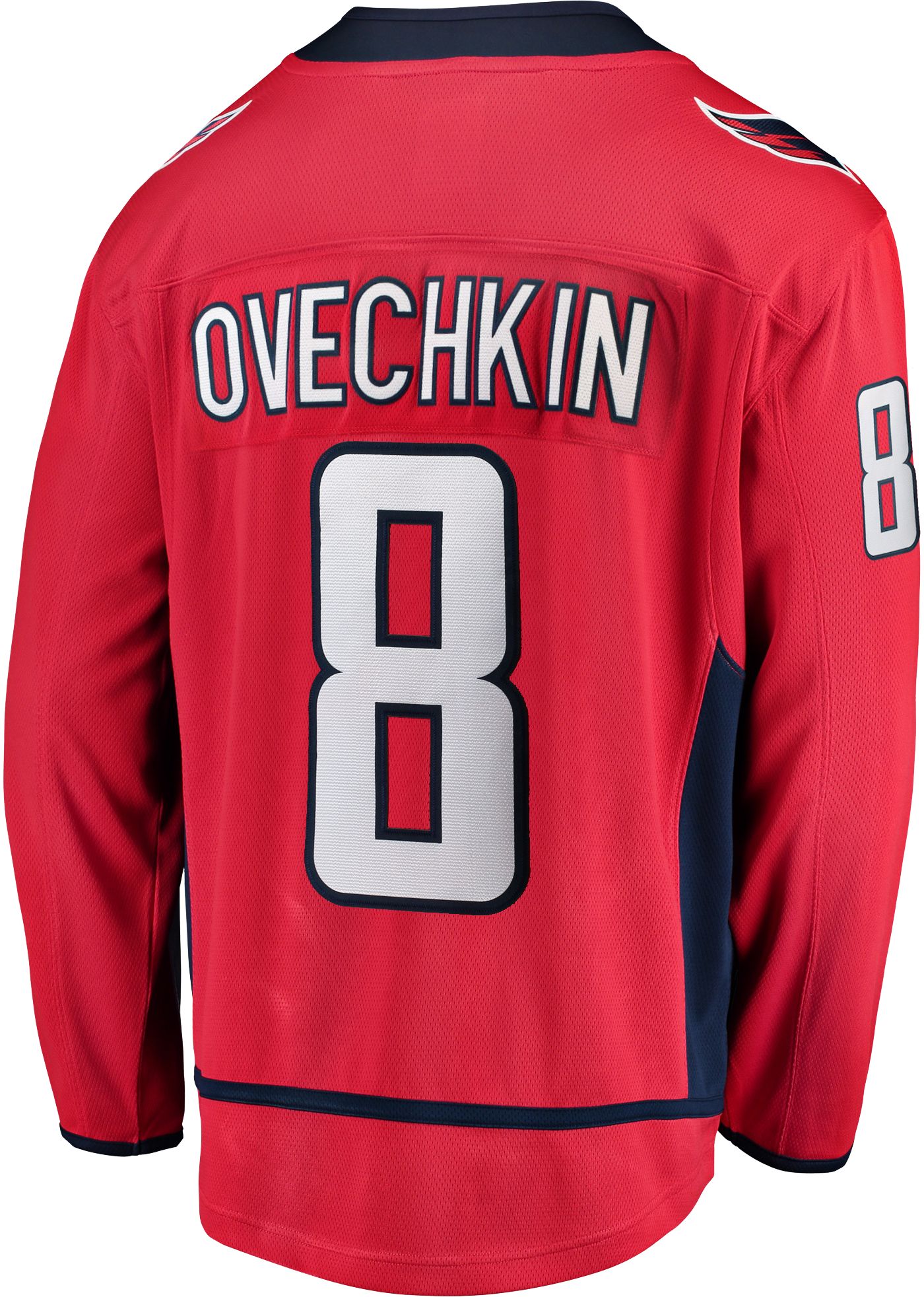 Washington Capitals NHL Jersey #8 Alexander Ovechkin Red outlets Blue Mens XL