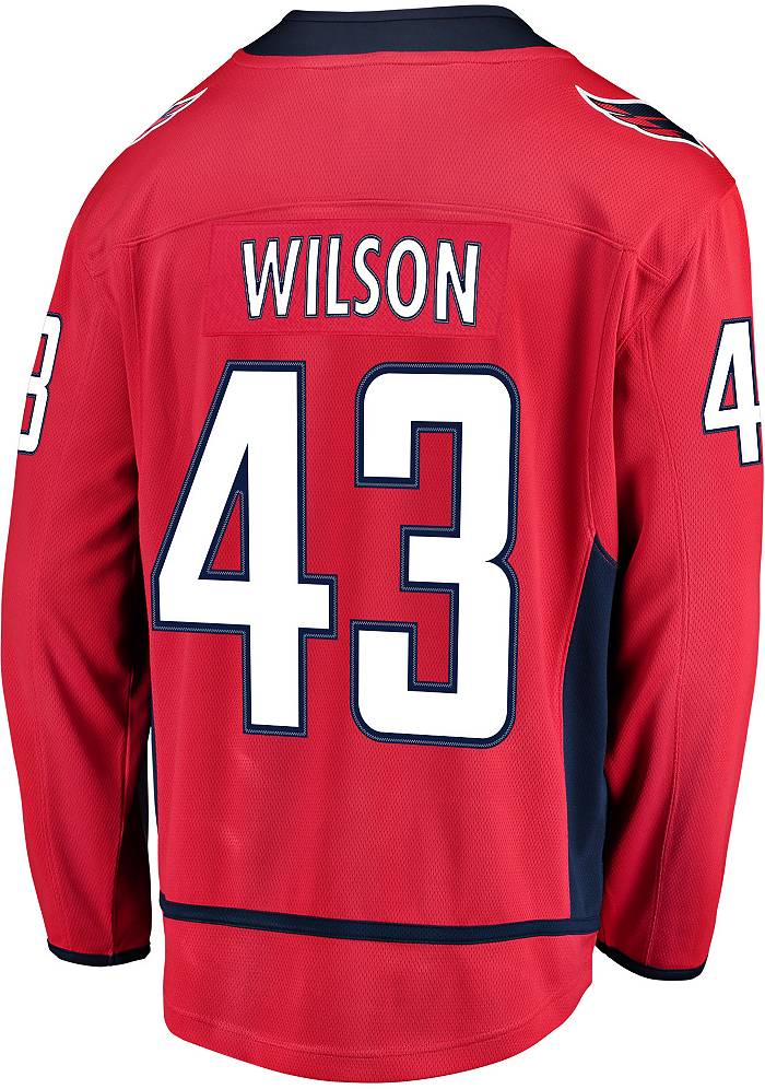 Men's Washington Capitals Tom Wilson Fanatics Branded White 2023 NHL  Stadium Series Breakaway Player Jersey