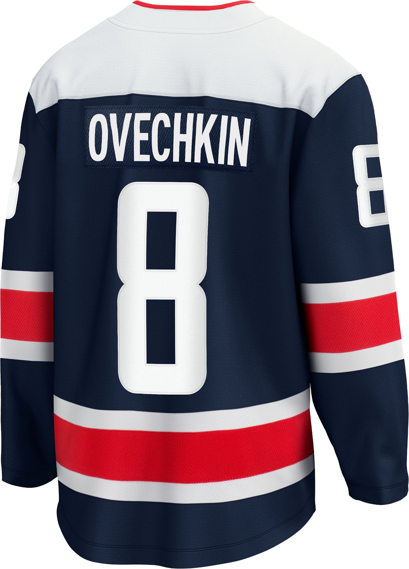 NHL Men's Washington Capitals Alexander Ovechkin #8 Alternate Replica Navy Jersey