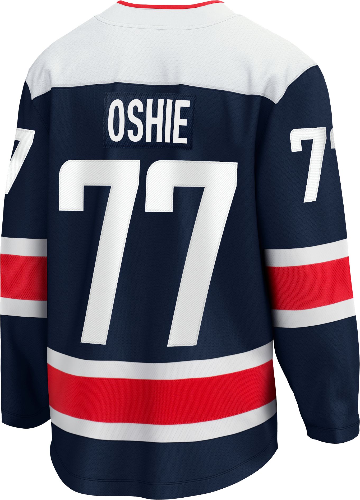 No77 T.J. Oshie Red Alternate Authentic Stitched Youth Jersey