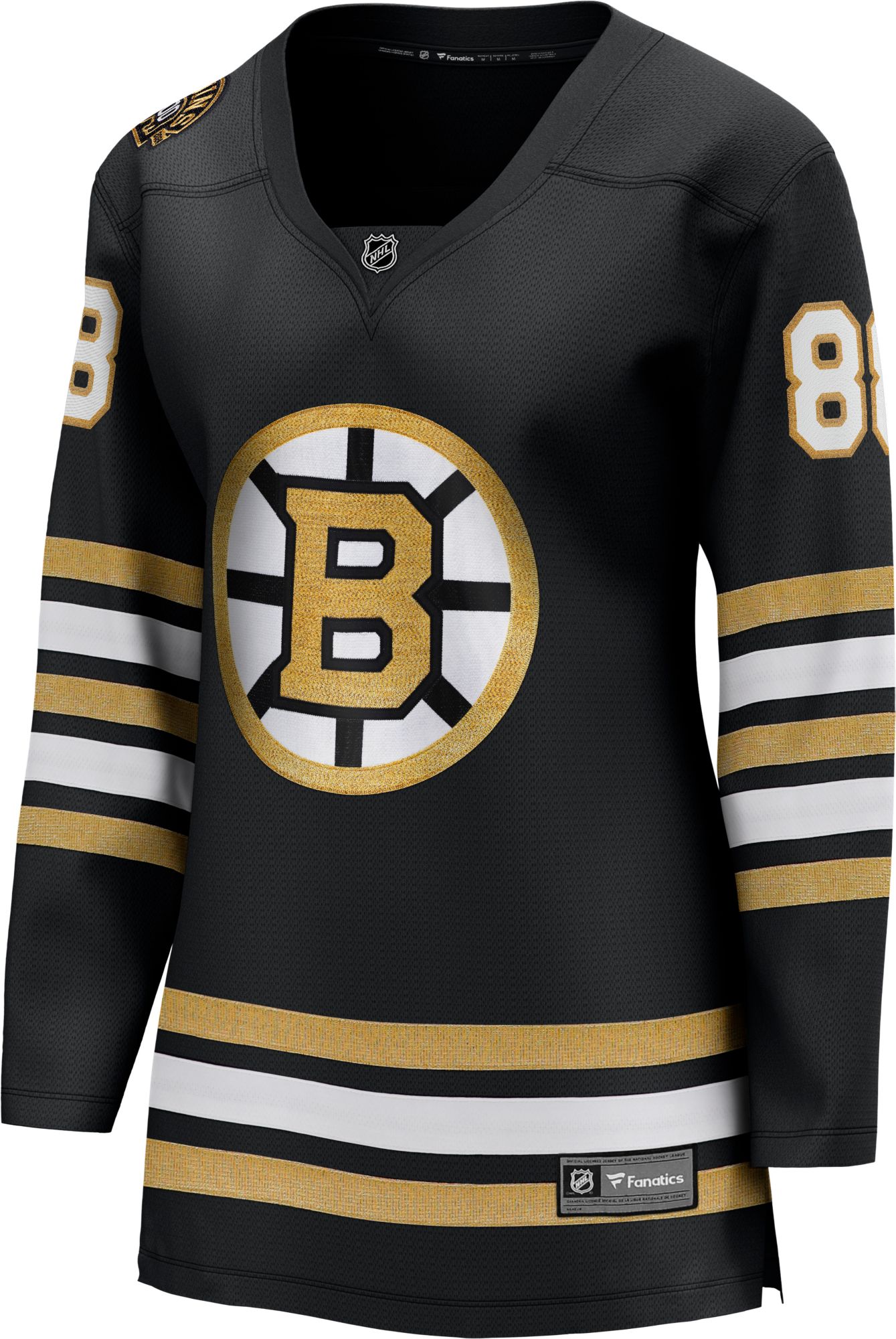NHL Women's Boston Bruins Centennial David Pastrnák #88 Breakaway Home Replica Jersey product image