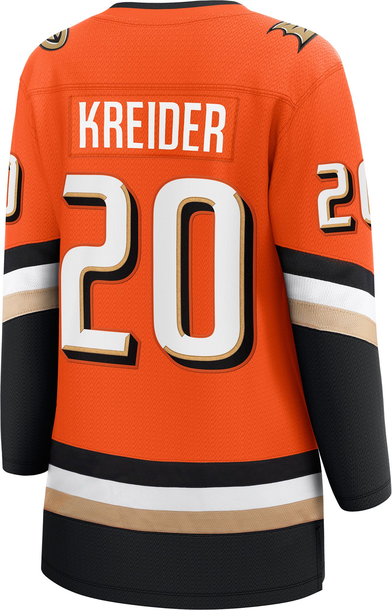 NHL Women's Anaheim Ducks Chris Kreider #20 Orange Home Replica Jersey product image