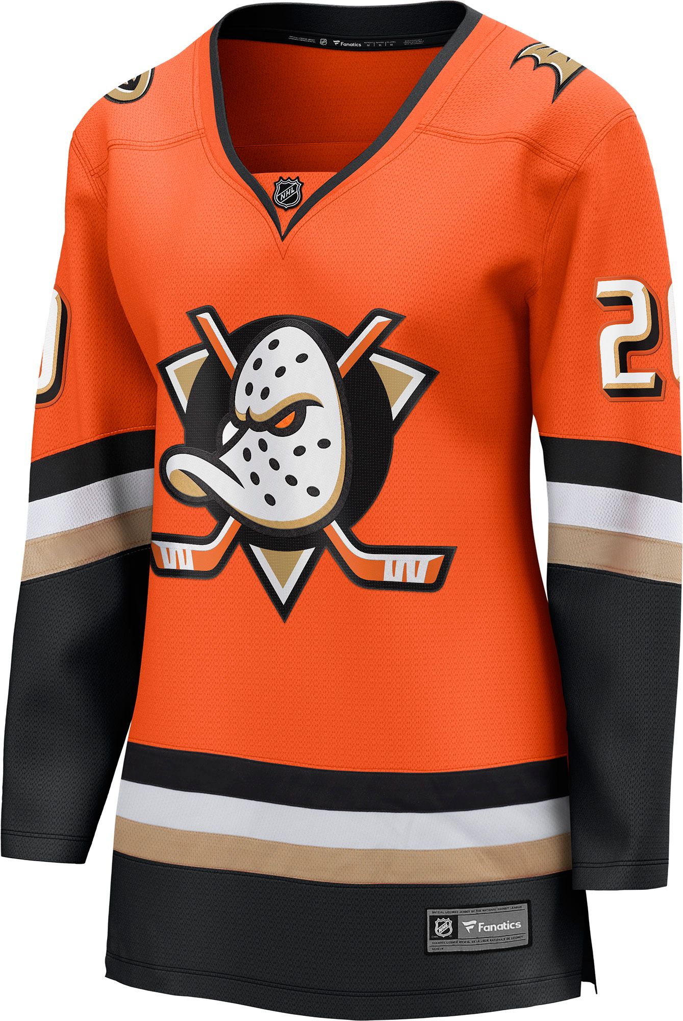 NHL Women's Anaheim Ducks Chris Kreider #20 Orange Home Replica Jersey product image