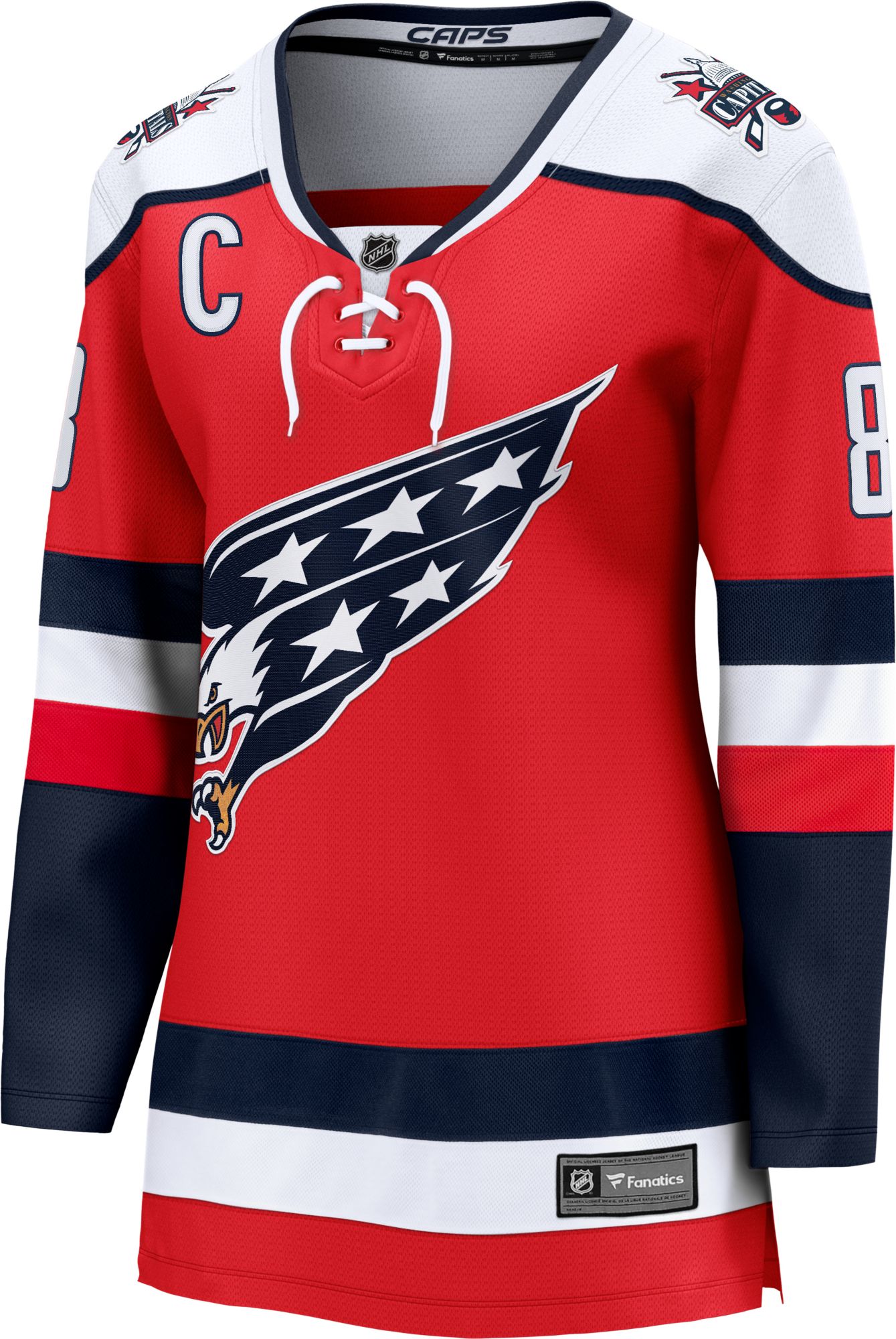NHL Women's Washington Capitals Alex Ovechkin #8 Red Breakaway Replica Alternate Jersey product image