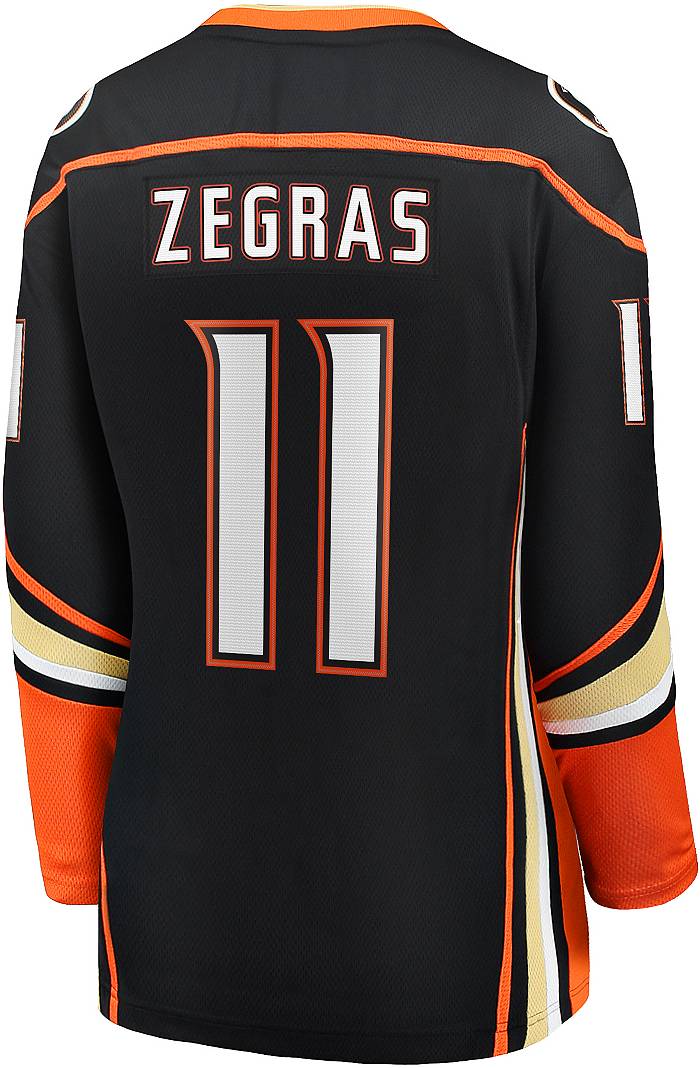 NHL Women's Anaheim Ducks Trevor Zegras #11 Breakaway Home Replica