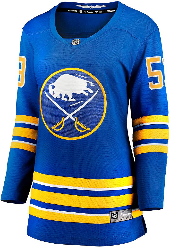 Fanatics Branded Buffalo Sabres Youth Royal Authentic Pro Prime Long Sleeve  T-Shirt