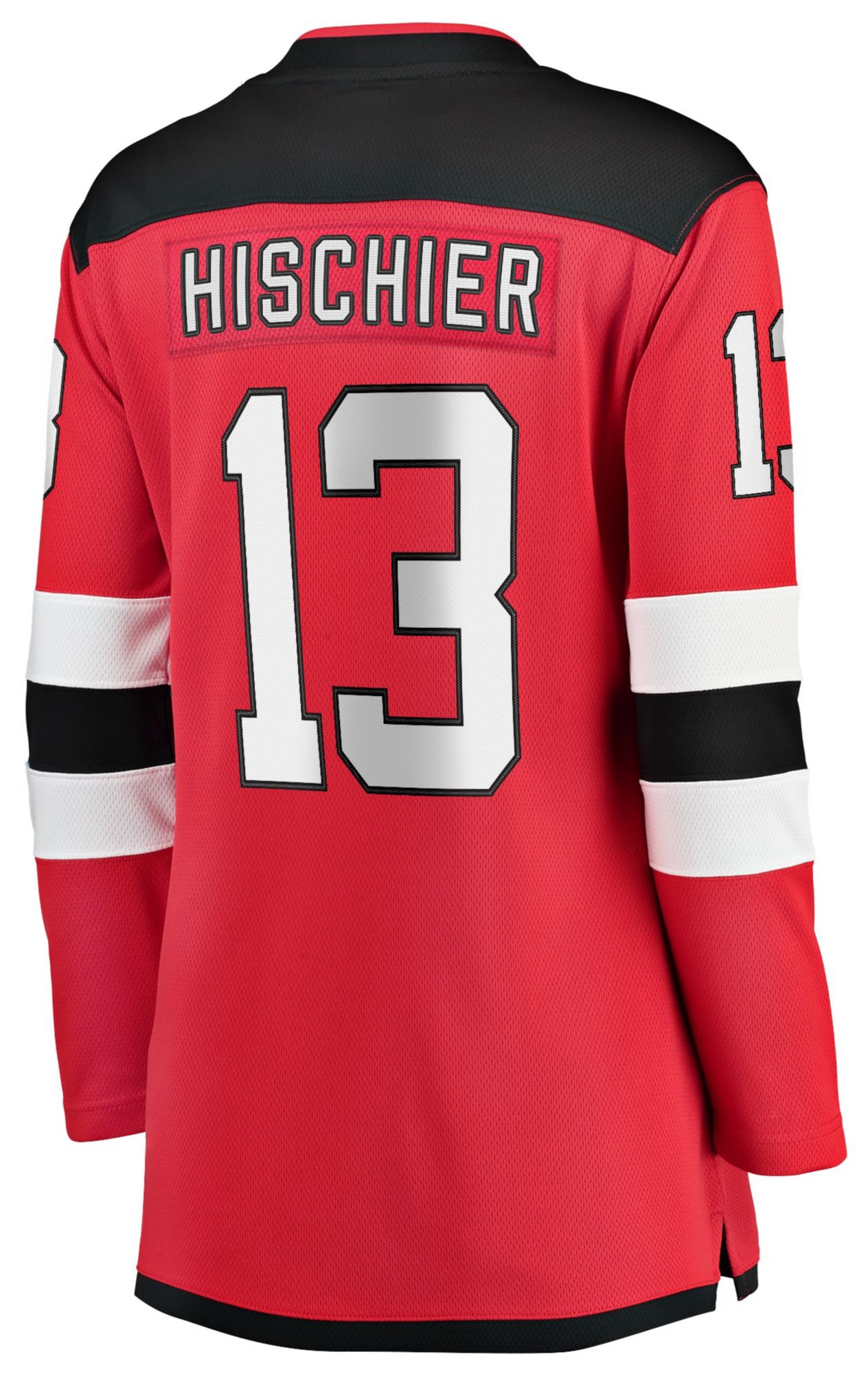 NHL Women's New Jersey Devils Nico Hischier #13 Home Breakaway Replica Jersey product image