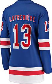 Alexis Lafreniere New York Rangers Player-Worn Gray Hoodie from the 2022  Stanley Cup Playoffs