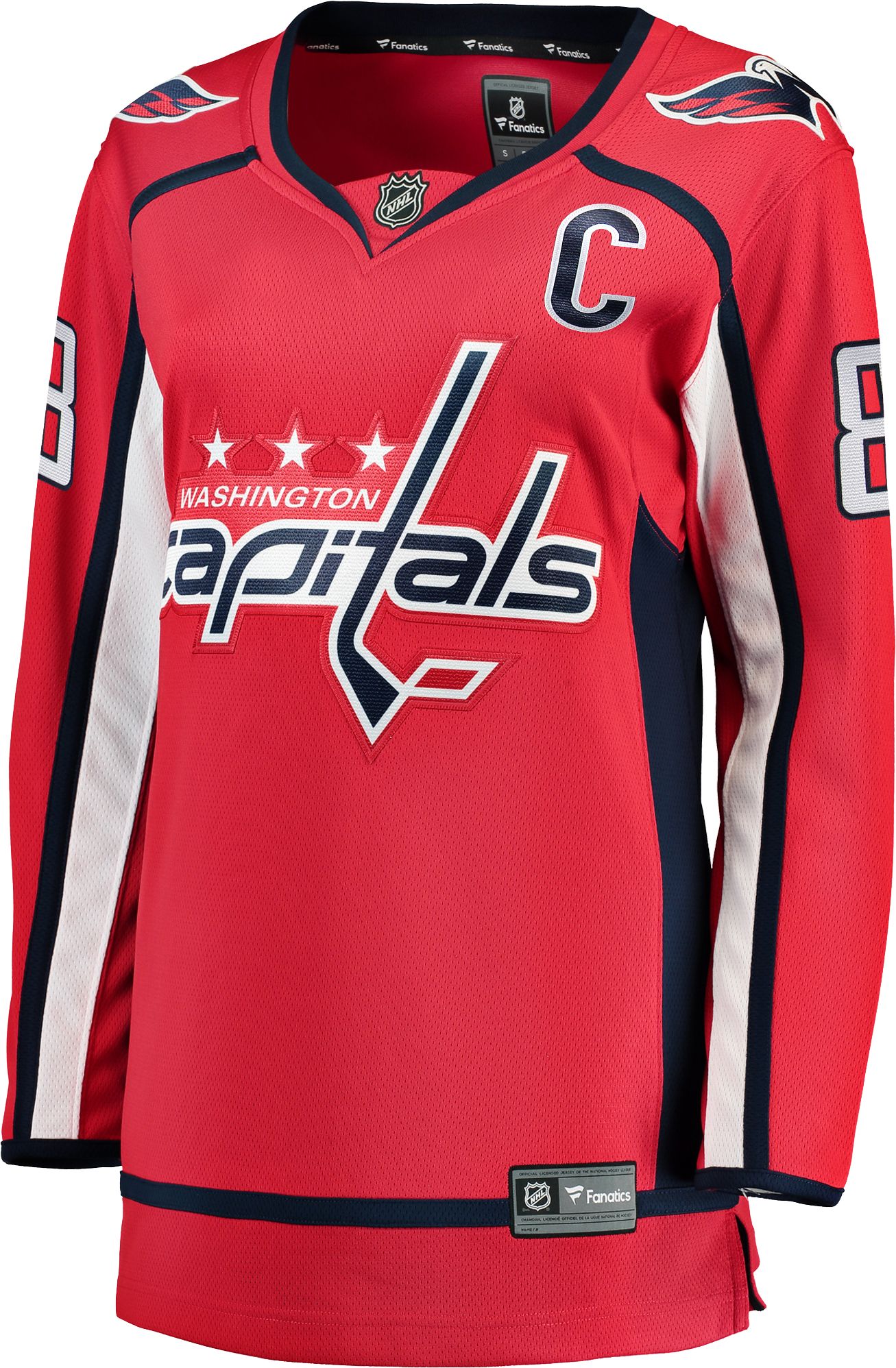 NHL Women's Washington Capitals Alex Ovechkin #8 Breakaway Home Replica Jersey