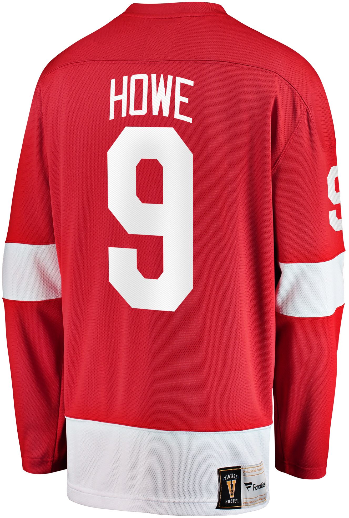 NHL Detroit Red Wings Gordie Howe #9 Breakaway Vintage Replica Jersey product image