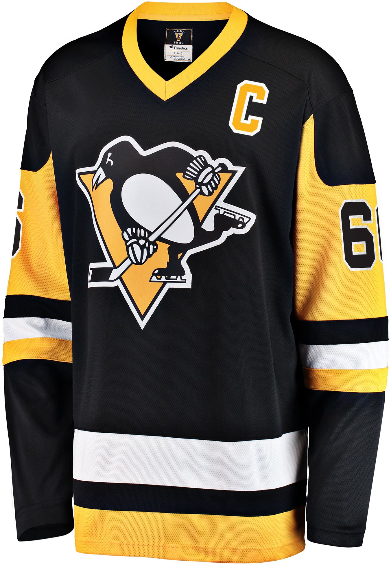 NHL Pittsburgh Penguins Mario Lemieux #66 Breakaway Vintage Replica Jersey product image