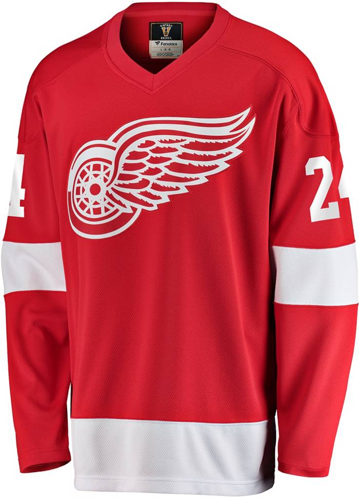 NHL Bob Probert Detroit Red Wings Authentic 2014 Winter Classic Reebok  Jersey - Red