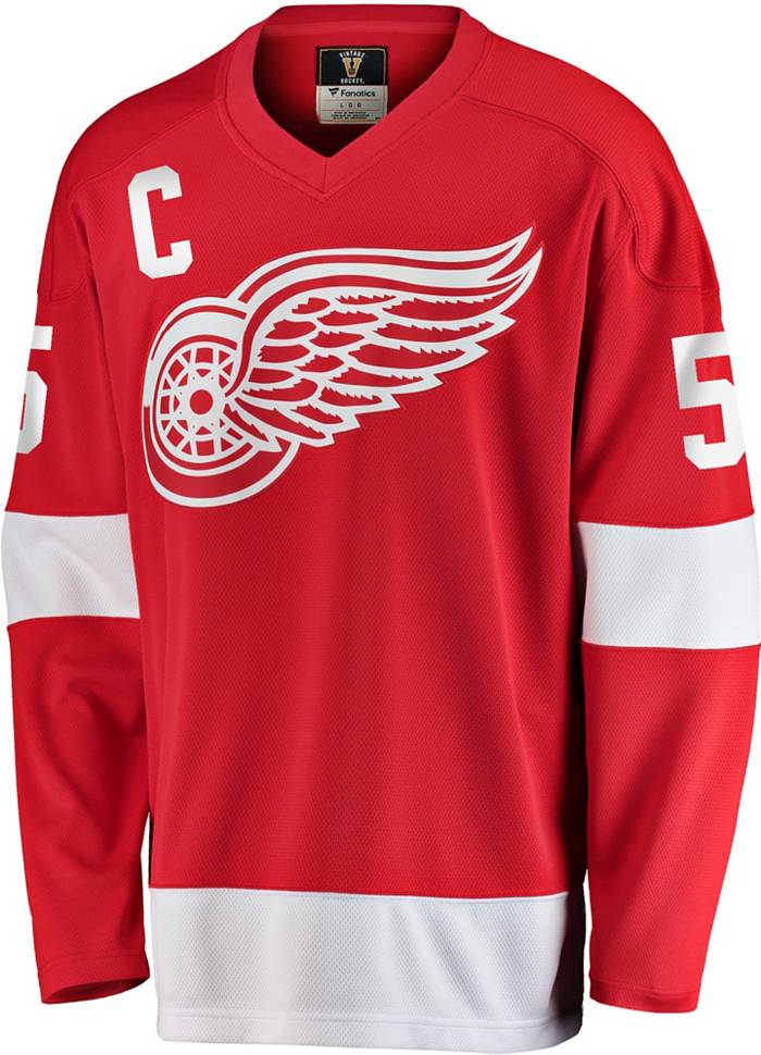Detroit Red Wings Adidas Authentic Red Jersey - Larkin #71 with Captain 'C