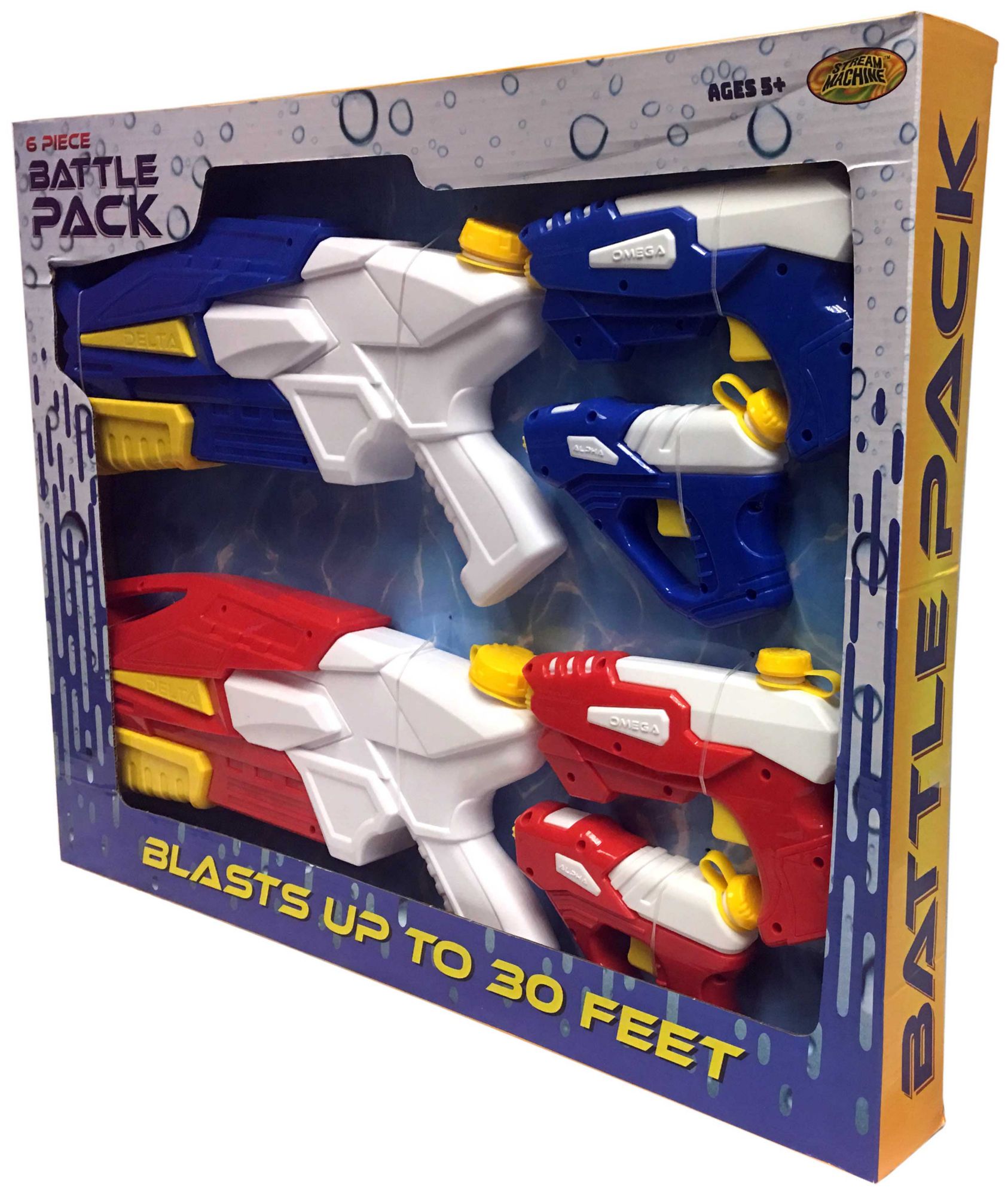 Water Sports 6-Piece Battlepack Toy Water Guns product image
