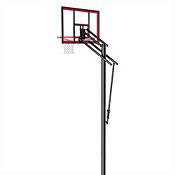 Spalding 44" Shatter-Proof Polycarbonate Pro Glide Lite In-Ground Basketball Hoop product image