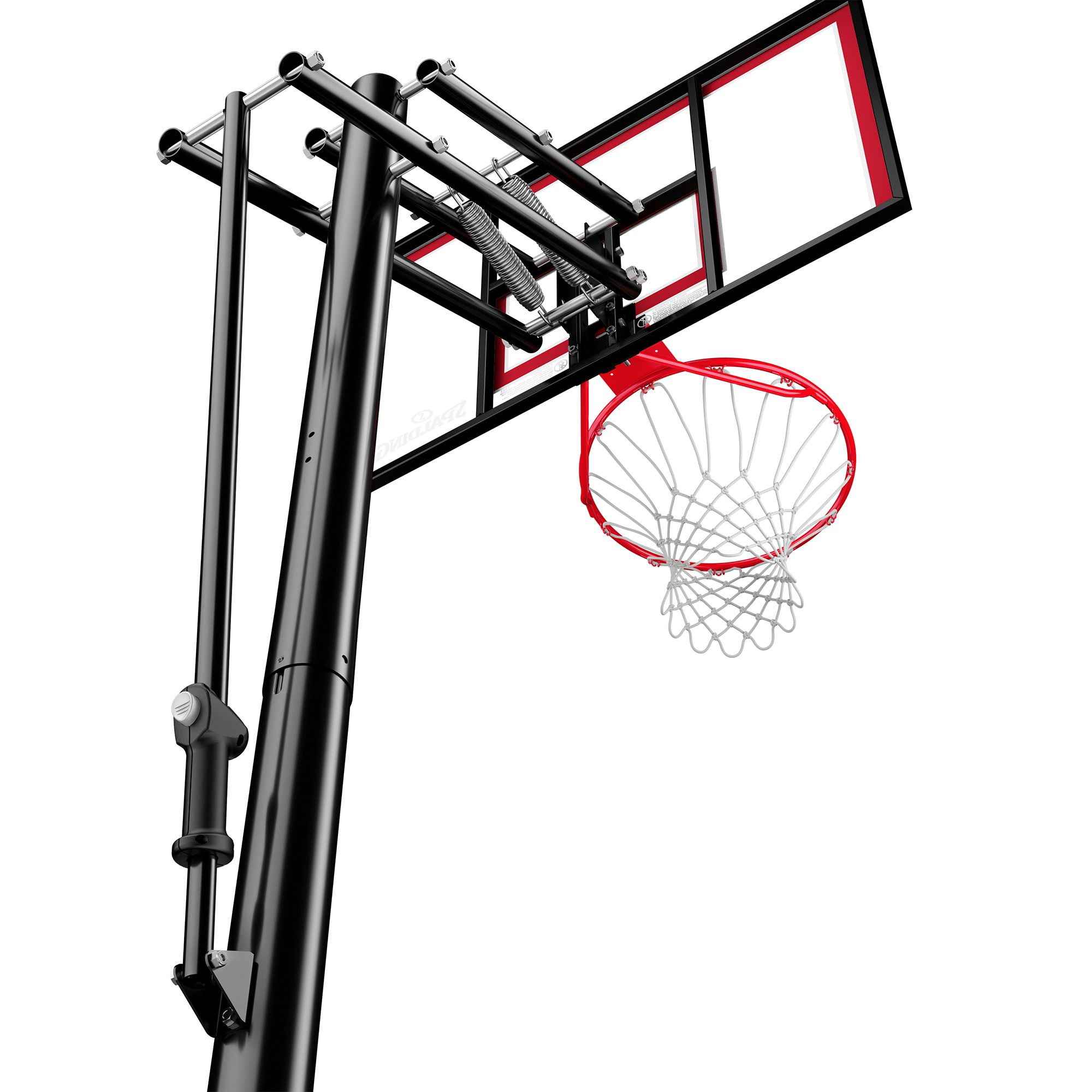 Spalding 44" Shatter-Proof Polycarbonate Pro Glide Lite In-Ground Basketball Hoop product image