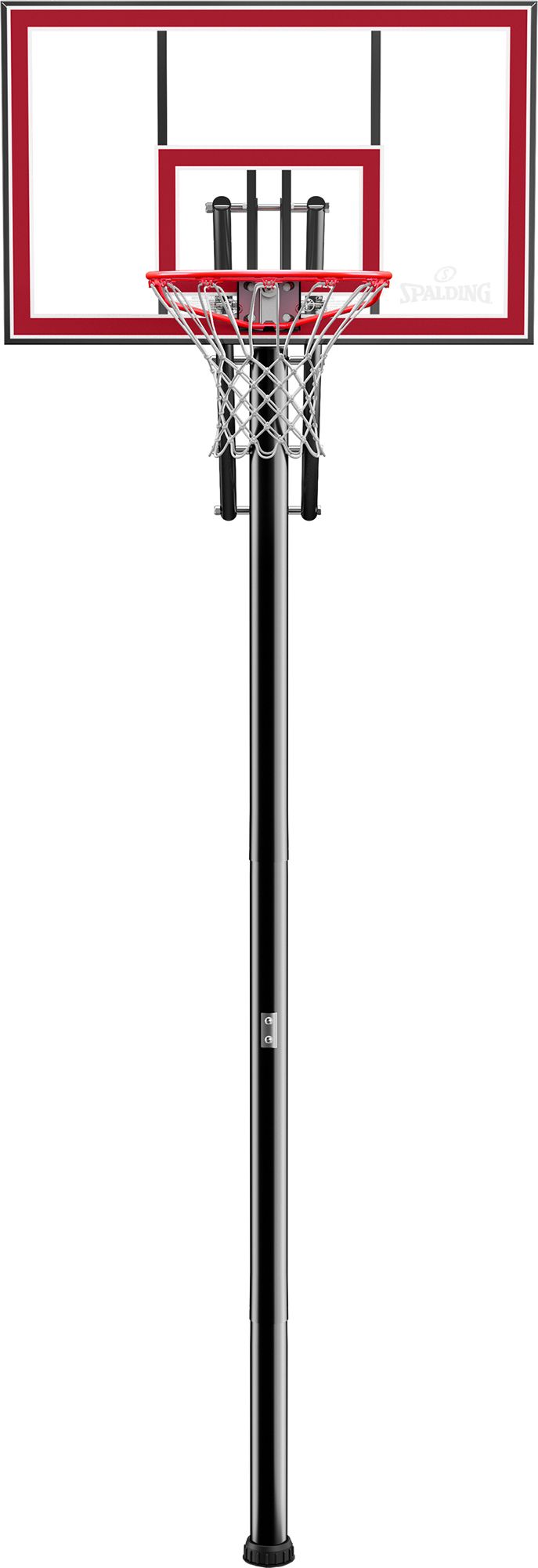 Spalding 44" Shatter-Proof Polycarbonate Pro Glide Lite In-Ground Basketball Hoop product image