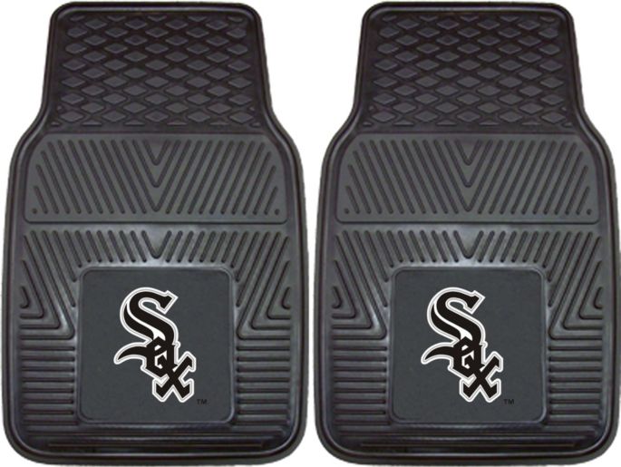 Fanmats Chicago White Sox Heavy Duty Vinyl Car Mats 2 Pack